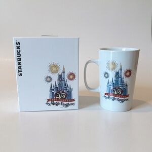 Starbucks Disney Parks Magic Kingdom 45th Anniversary Mug NEW w/ Box Collectible